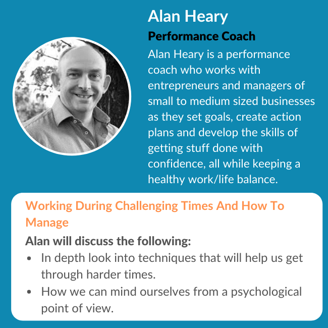 Alan heary working during challenging times